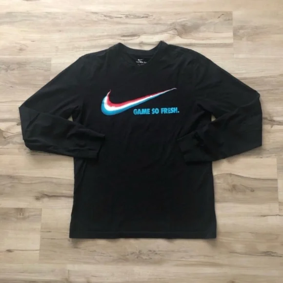 Nike Game so Fresh Mens Long Sleeve Tee - Picture 1 of 6